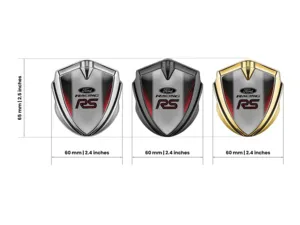 Ford Emblem Silicon Badge Modern Look High-End Style